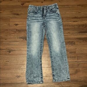Salvage Blue Vintage Wash Jeans Straight Leg